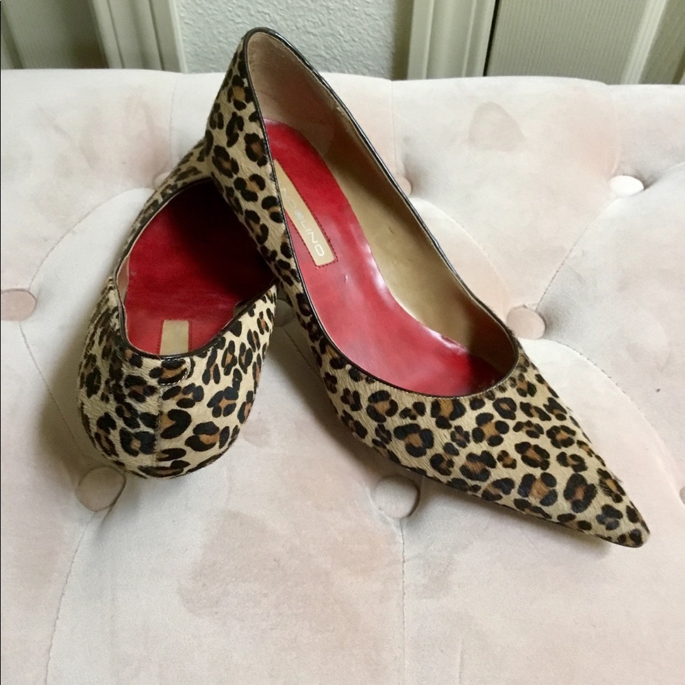 Bandolino Calfhair Leather Cheetah Pump